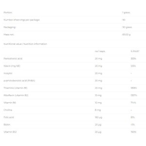Vitamin B Complex - 90 капсули | 6PAK Nutrition