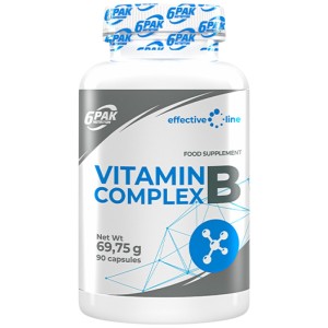 Vitamin B Complex - 90 капсули | 6PAK Nutrition