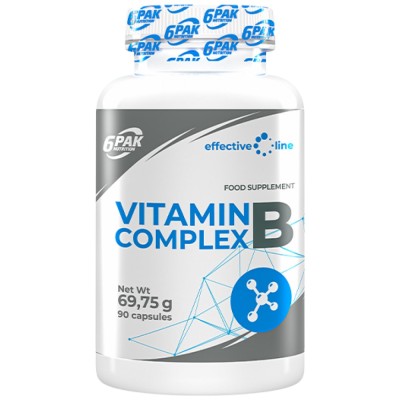 Vitamin B Complex - 90 капсули | 6PAK Nutrition