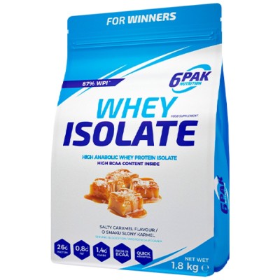 Whey Isolate - Солен карамел 1800 г | 6PAK Nutrition