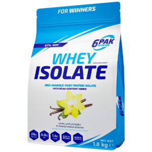 Whey Isolate - Ванилия 1800 г | 6PAK Nutrition