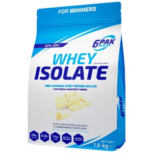 Whey Isolate - Бял шоколад 1800 г | 6PAK Nutrition