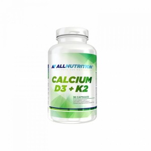 Calcium, D3 + K2 90 капсули | Allnutrition