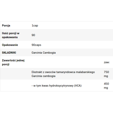 Garcinia Cambogia 90 капсули | Allnutrition