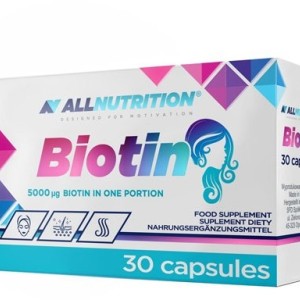 Biotin 30 капсули | Allnutrition Biotin 30 капсули | Allnutrition