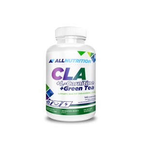CLA + L-Carnitine + Green Tea 120 капсули | Allnutrition CLA + L-Carnitine + Green Tea 120 капсули | Allnutrition
