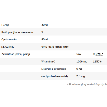 Vitamin C Shock 80 мл | Allnutrition