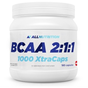 BCAA 2:1:1 1000 XtraCaps 180 капсули | Allnutrition