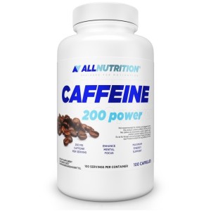 Caffeine 200 Power 100 капсули | Allnutrition