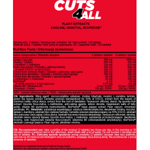 Cuts4All 120 таблетки | Allnutrition
