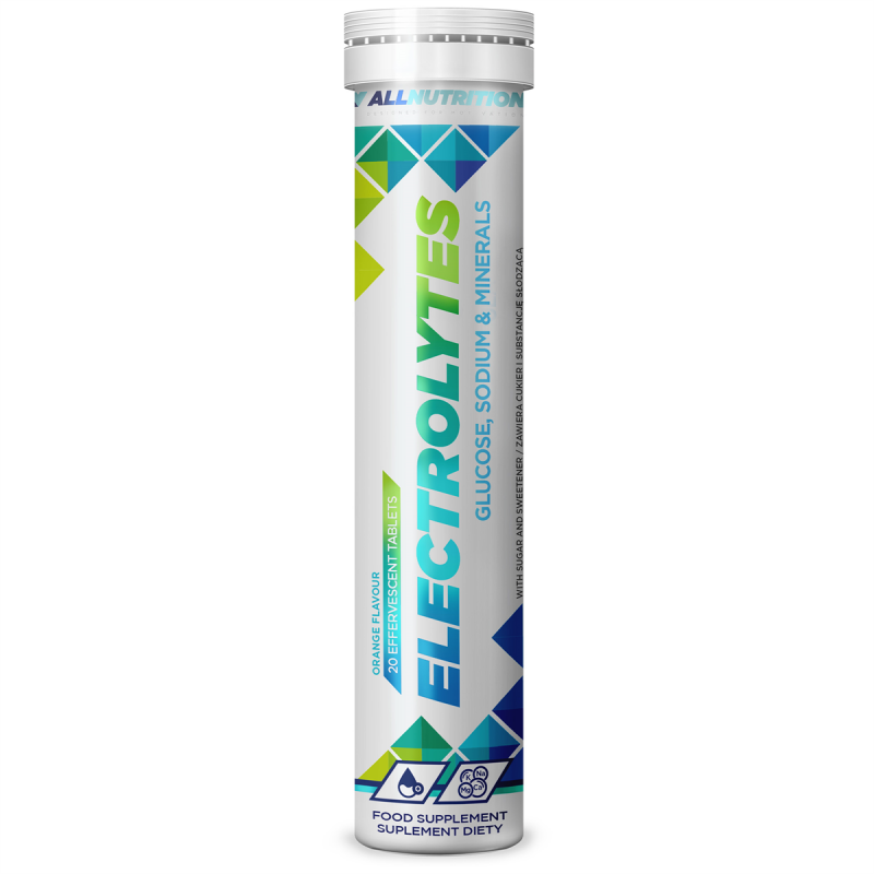 Allnutrition Electrolytes - Effervescent - Електролити Портокал 20 tabs