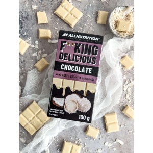 F**King Delicious Chocolate Milky Chocolate with Coconut 100 гр | Allnutrition