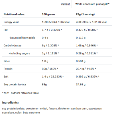 Soy Protein 500 гр | Allnutrition