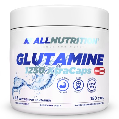 Glutamine 1250 XtraCaps 180 капсули | Allnutrition