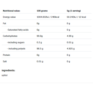 Xylitol 500 гр | Allnutrition 