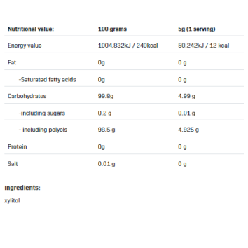 Xylitol 1000 гр | Allnutrition