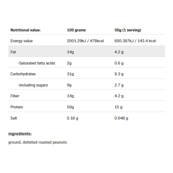 Peanut Powder 200 гр | Allnutrition