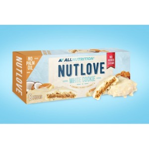 NutLove Cookie White Chocolate Caramel Peanut Coconut 130 гр | Allnutrition 