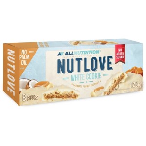 NutLove Cookie White Chocolate Caramel Peanut Coconut 130 гр | Allnutrition 