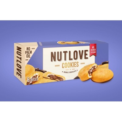NutLove Cookie Double Chocolate 130 гр | Allnutrition
