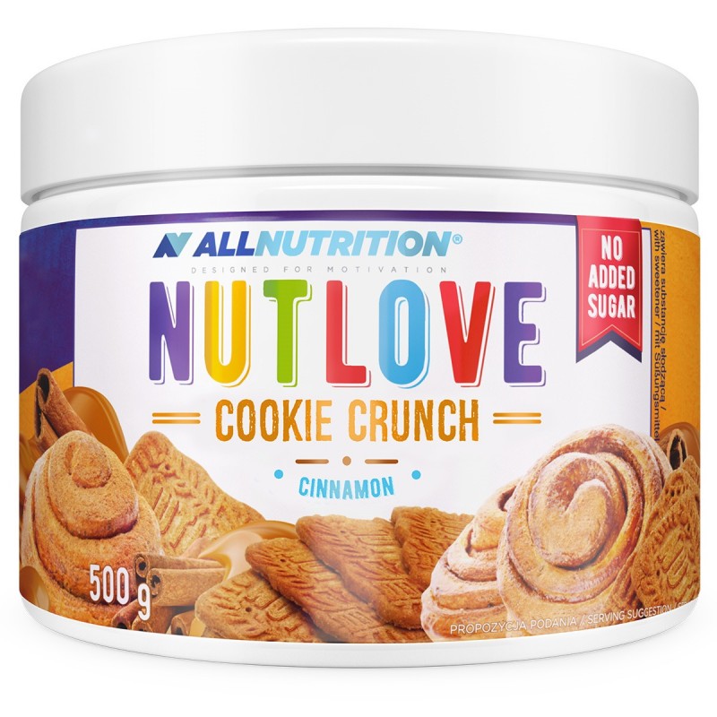 Allnutrition NutLove - Cookie Crunch Cinnamon - Диетичен Крем За Мазане Канела 500 g