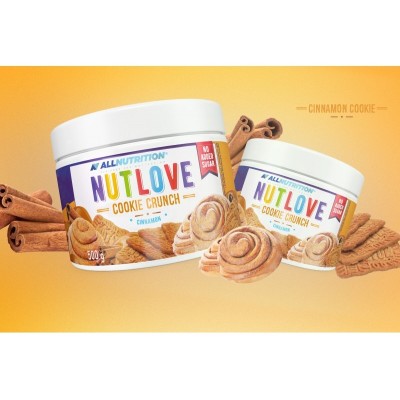 NutLove Cookie Crunch Cinnamon 500 гр | Allnutrition NutLove Cookie Crunch Cinnamon 500 гр | Allnutrition