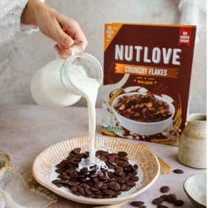 NutLove Crunchy Flakes with Cocoa 300 гр | Allnutrition NutLove Crunchy Flakes with Cocoa 300 гр | Allnutrition