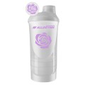 Allnutrition AllDeynn Shaker - White - Шейкър 600 ml + 350 ml