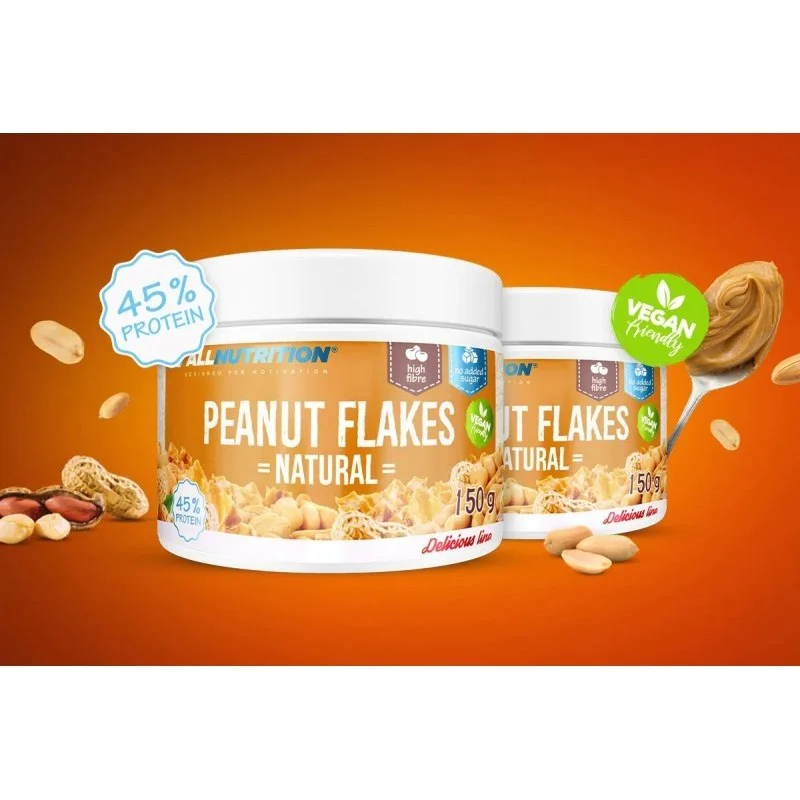 Peanut Flakes 150 гр | Allnutrition Peanut Flakes 150 гр | Allnutrition