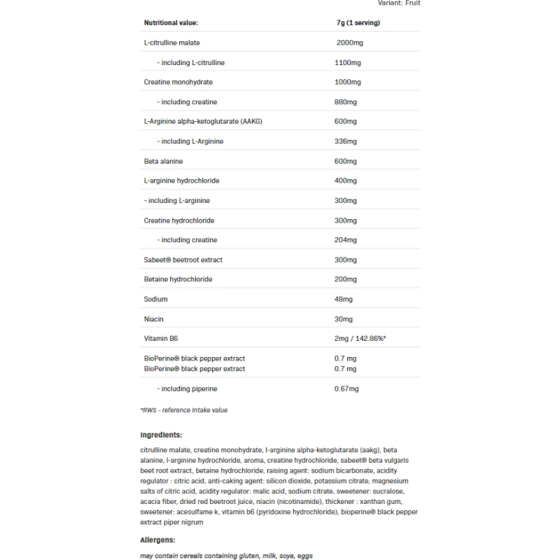 LOCO Power & Pump 280 гр | Allnutrition LOCO Power & Pump 280 гр | Allnutrition