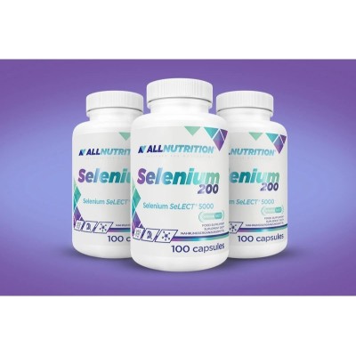 Selenium 200 100 капсули | Allnutrition