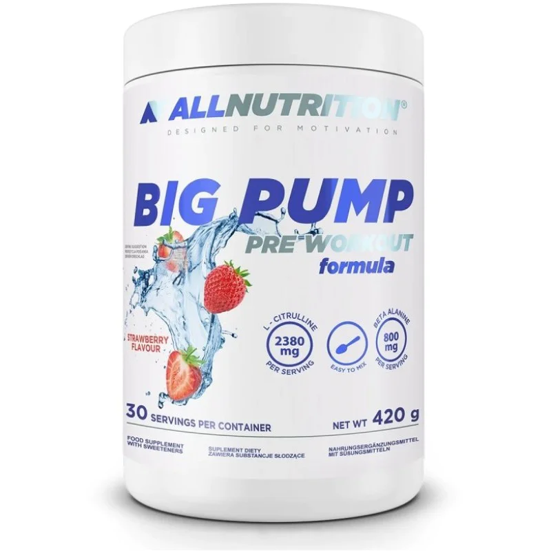 Big Pump Pre-Workout 420 гр | Allnutrition Big Pump Pre-Workout 420 гр | Allnutrition
