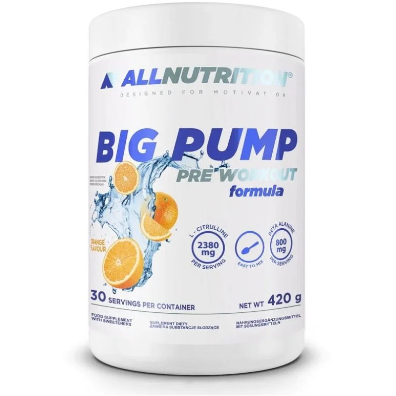 Big Pump Pre-Workout 420 гр | Allnutrition Big Pump Pre-Workout 420 гр | Allnutrition