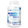 Allnutrition Magnesium 5 Forms + B6 - Магнезий + Витамин B6 100 caps