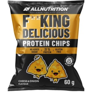 F**King Delicious Protein Chips Cheese and Onion 60 гр | Allnutrition