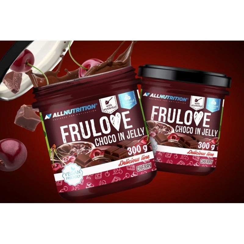 FruLove Choco In Jelly Cherry 300 гр | Allnutrition FruLove Choco In Jelly Cherry 300 гр | Allnutrition