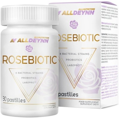 AllDeynn Rosebiotic 30 таблетки за смучене | Allnutrition AllDeynn Rosebiotic 30 таблетки за смучене | Allnutrition