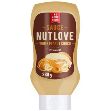 NutLove Sauce White Peanut Chocolate 280 гр | Allnutrition