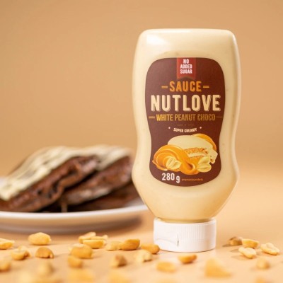 NutLove Sauce White Peanut Chocolate 280 гр | Allnutrition