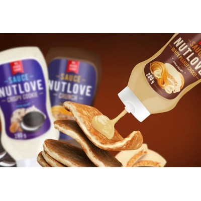 NutLove Sauce White Peanut Chocolate 280 гр | Allnutrition