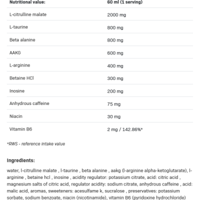 LOCO Shot Power & Pump 120 мл | AllNutrition