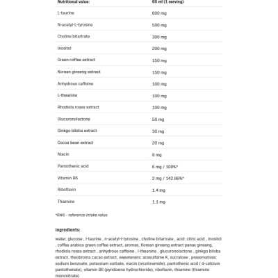 LOCO Shot Focus & Stimulus 120 мл | AllNutrition