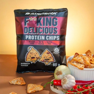 F**King Delicious Protein Chips BBQ 60 гр | AllNutrition