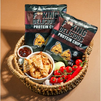 F**King Delicious Protein Chips BBQ 60 гр | AllNutrition
