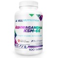 Ashwagandha KSM-66 100 таблетки | Allnutrition