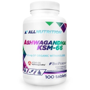 Ashwagandha KSM-66 100 таблетки | Allnutrition