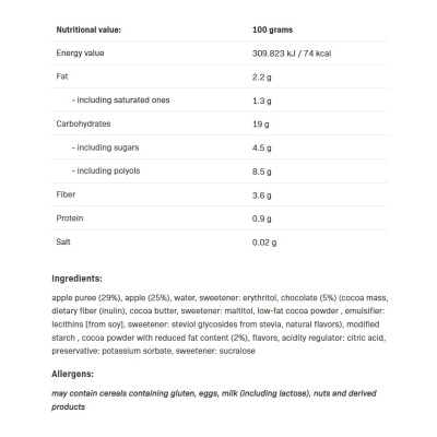 FruLove Choco In Jelly Apple Cinnamon 300 гр | Allnutrition