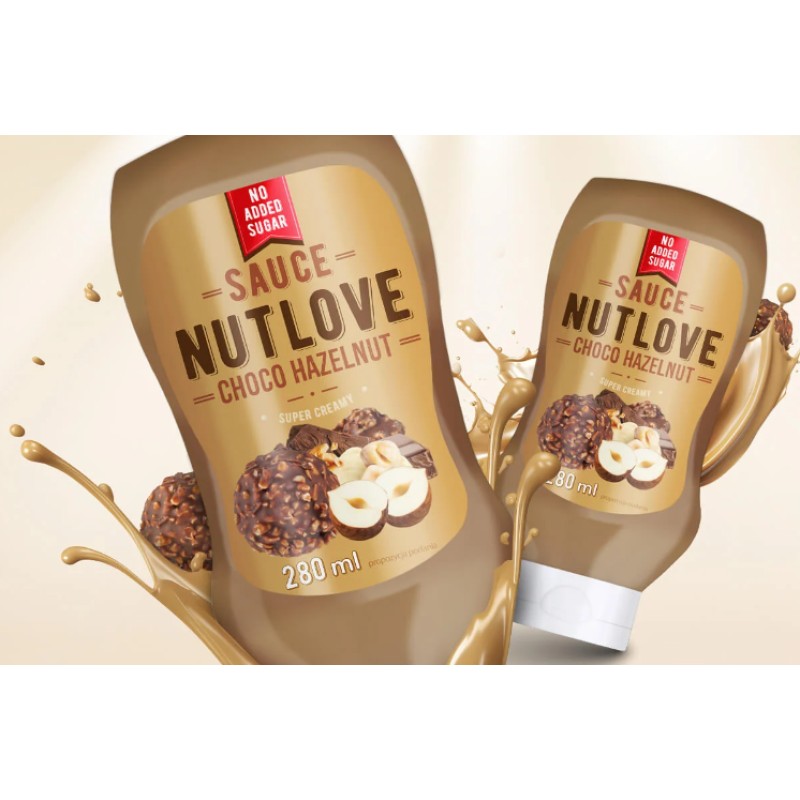 NutLove Sauce Choco Hazelnut 280 гр | Allnutrition NutLove Sauce Choco Hazelnut 280 гр | Allnutrition