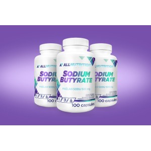 Sodium Butyrate 500 мг 100 капсули | Allnutrition Sodium Butyrate 500 мг 100 капсули | Allnutrition