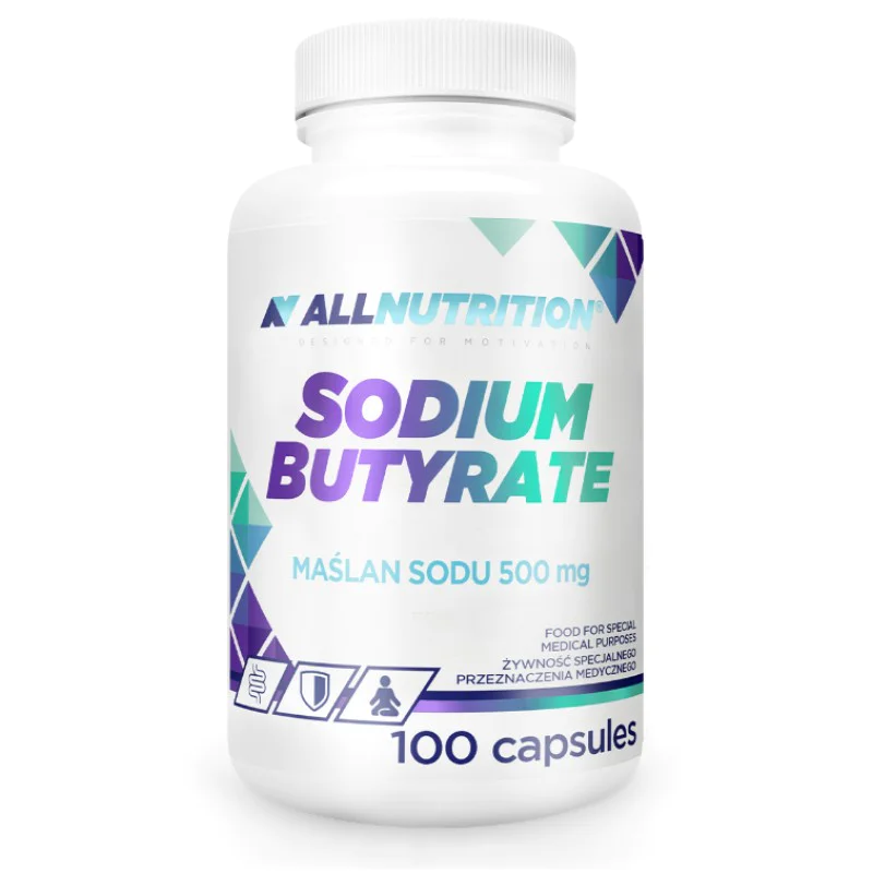 Allnutrition Sodium Butyrate 500 mg - Натриев Бутират 100 caps Allnutrition Sodium Butyrate 500 mg - Натриев Бутират 100 caps